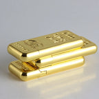 Gold Bar Lighter – 10 oz Bullion-Style Gold-Tone Pocket Lighter