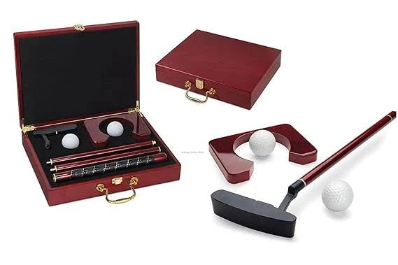 Professional Golf Putter Set For Executives, Practice Kit For Home, Set For Office
