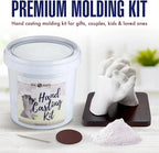 Hands Casting Kit, DIY Plaster Statue Molding Kit & Hand Casting Kits for 2 Adult, Wedding, Friends, Anniversary, Hand Hold Casting Kit for Holiday Activities and Perfect for Couple Gift Ideas