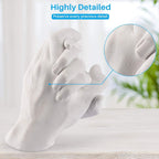 Hands Casting Kit, DIY Plaster Statue Molding Kit & Hand Casting Kits for 2 Adult, Wedding, Friends, Anniversary, Hand Hold Casting Kit for Holiday Activities and Perfect for Couple Gift Ideas