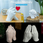 Hands Casting Kit, DIY Plaster Statue Molding Kit & Hand Casting Kits for 2 Adult, Wedding, Friends, Anniversary, Hand Hold Casting Kit for Holiday Activities and Perfect for Couple Gift Ideas