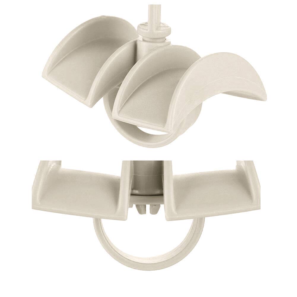 Rotating Handbag Hanger Rack Closet Storage Organizer Hooks for Ladies Bag Belt Tie Scarf(random colour)
