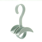 Rotating Handbag Hanger Rack Closet Storage Organizer Hooks for Ladies Bag Belt Tie Scarf(random colour)