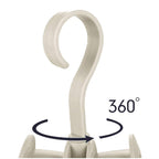 Rotating Handbag Hanger Rack Closet Storage Organizer Hooks for Ladies Bag Belt Tie Scarf(random colour)