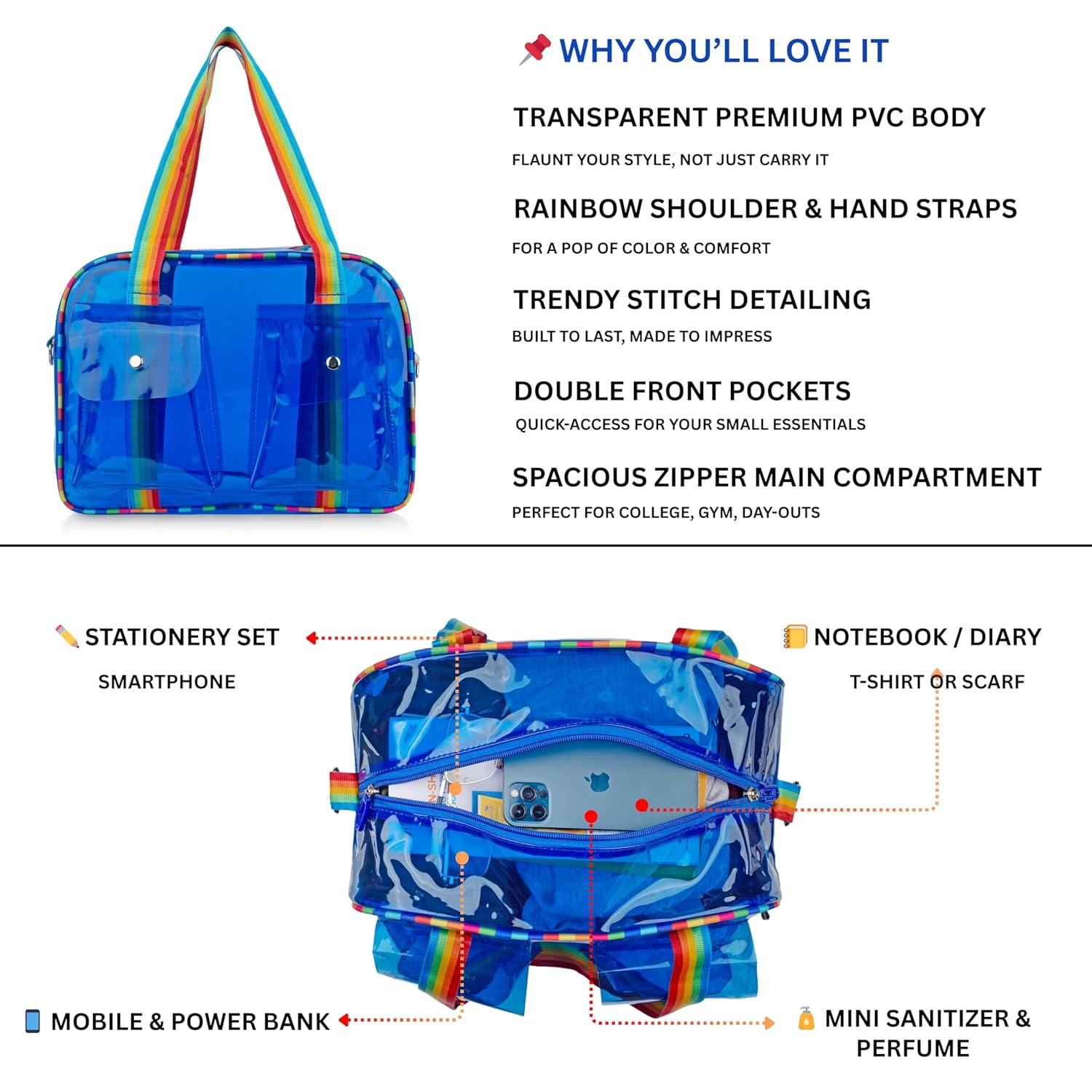 ink Jelly Bag, Lightweight, durable, stylish and versatile bag