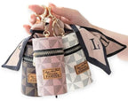 ZYOZ Premium Cylindrical Key chain Pouch & Bag Charm coine Wallet  Key chain Bag Earphone Storage Mini Lovely Coin Purse Wallet Key chain Handbag Key Chain