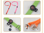 ZYOZ  Flashing Led Party Suspenders Stripe Light Up LED Suspenders For Adults Birthday EDM Disco Party Wedding Musical Night Events Battery Operated 1pc.(random colour)