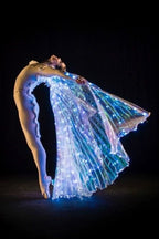ZYOZ LED Angel Wings – Glowing Butterfly Wings for Dance, Stage Shows & Parties