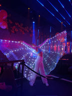 ZYOZ LED Angel Wings – Glowing Butterfly Wings for Dance, Stage Shows & Parties