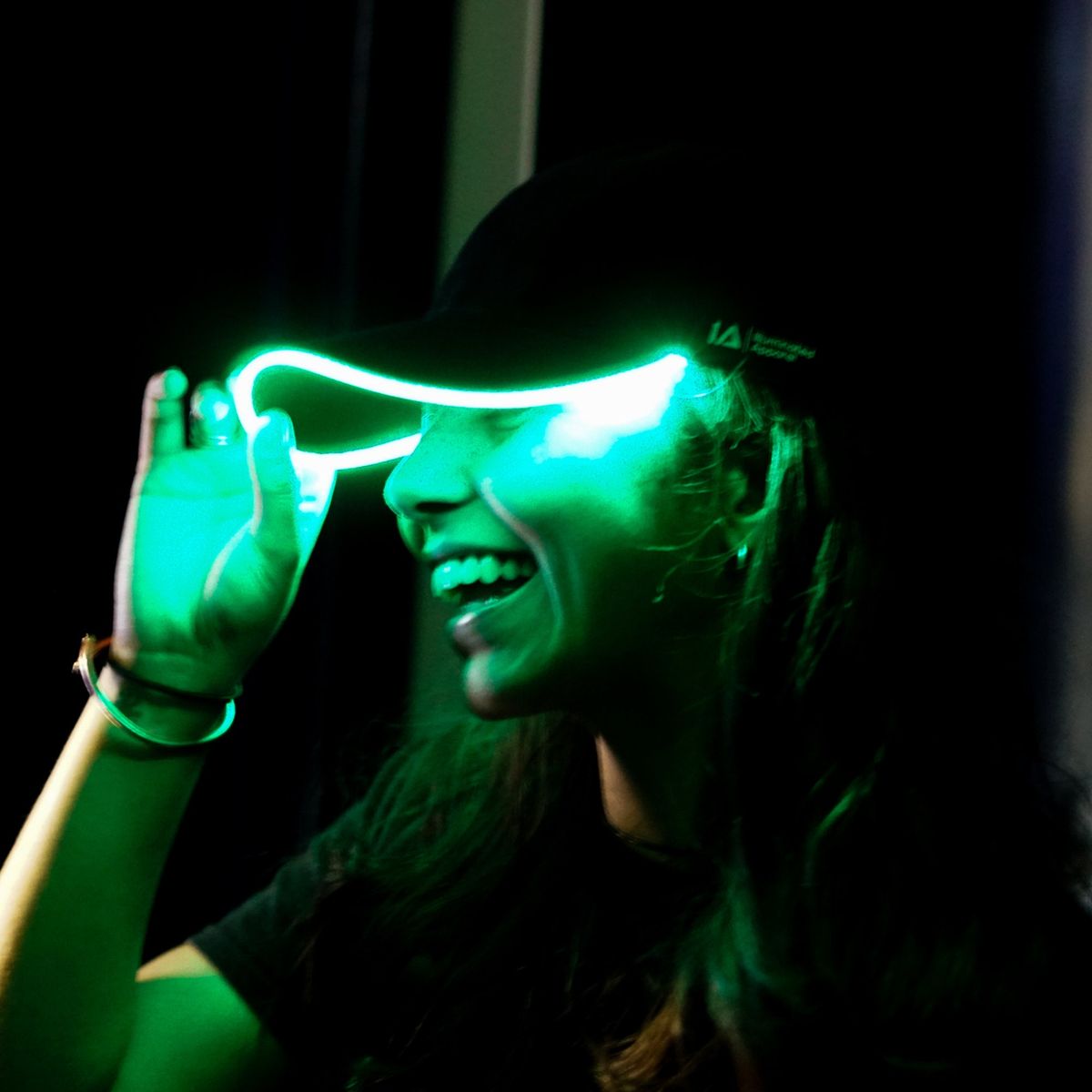 ZYOZ LED Glow Baseball Cap – Adjustable Light Up Hat for Raves, Festivals & Night Out Main image