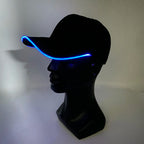 ZYOZ LED Glow Baseball Cap – Adjustable Light Up Hat for Raves, Festivals & Night Out