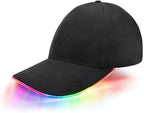 ZYOZ LED Glow Baseball Cap – Adjustable Light Up Hat for Raves, Festivals & Night Out