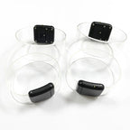 ZYOZ clear Sound Activated LED Bracelet Colour Changing Transparent Glowing Wristband multicoloured