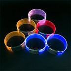 ZYOZ clear Sound Activated LED Bracelet Colour Changing Transparent Glowing Wristband multicoloured