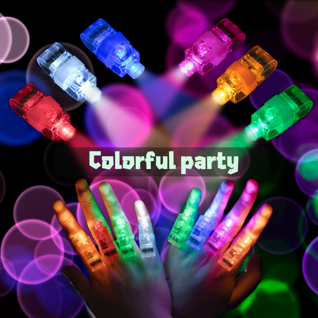 ZYOZ LED finger ring & Festival Light-Up Accessories Light Up Finger Rings for Parties