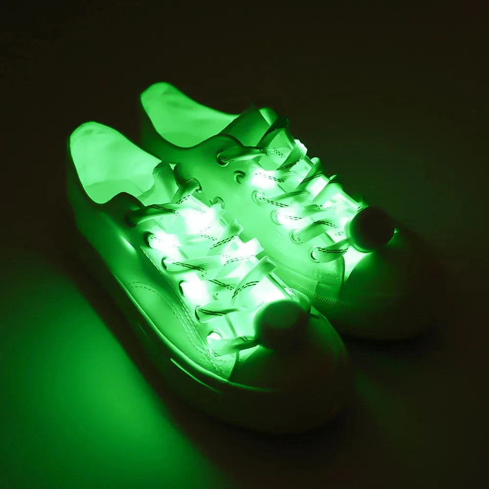 LED Shoe Laces - Light Up Neon Sneaker Laces rave laces | Zyoz