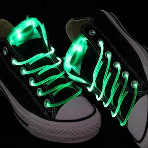 Zyoz LED Light-Up Shoelaces | Clear Glowing Shoe Laces for Night Running & Parties Secondary image
