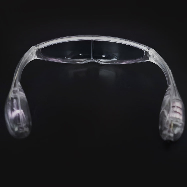 ZYOZ Cyberpunk LED Spaceman Glasses | Futuristic Rave & Party Visor