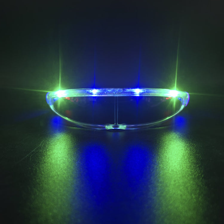 ZYOZ Cyberpunk LED Spaceman Glasses | Futuristic Rave & Party Visor