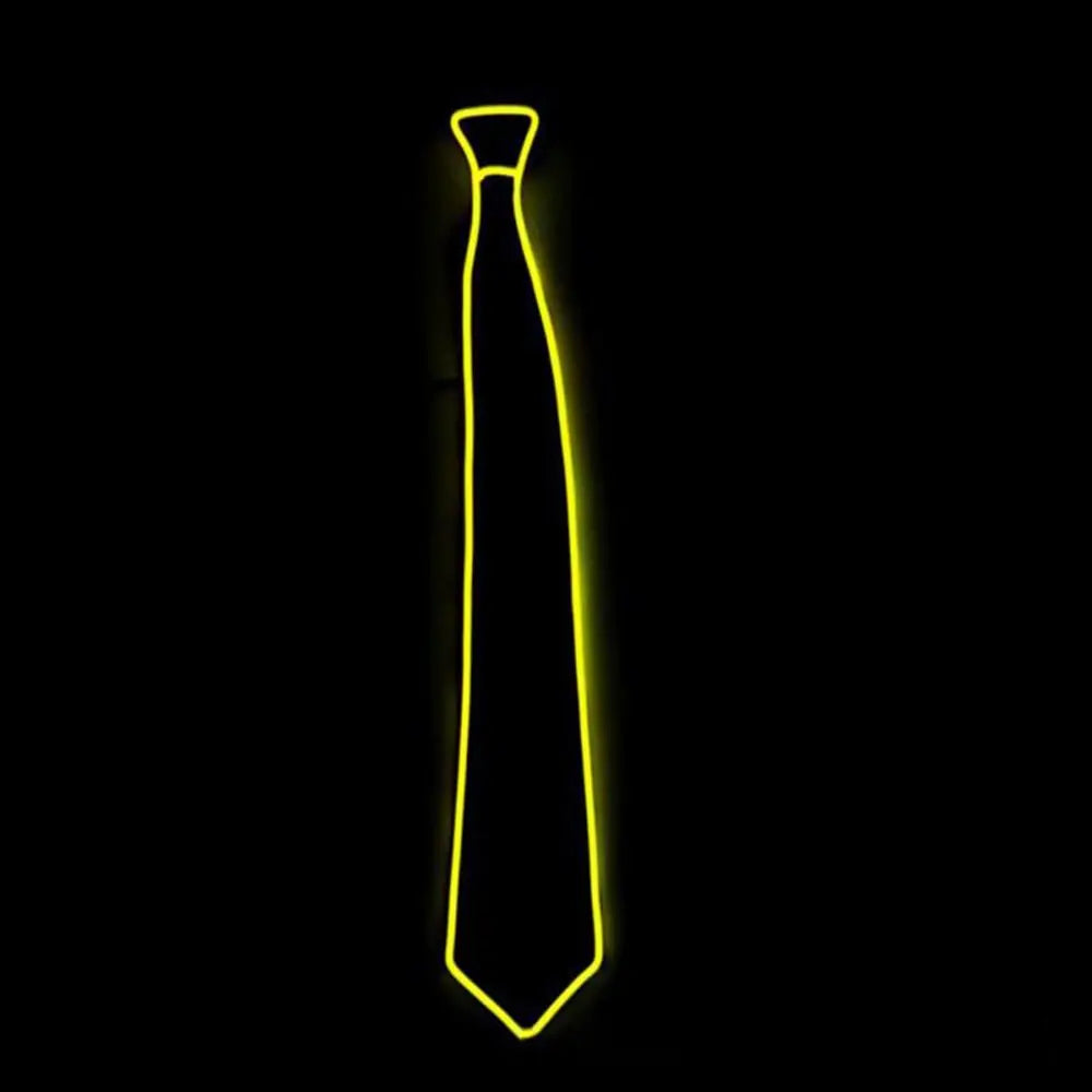 ZYOZ LED Glow Necktie – Premium Light Up Dress Accessory for Parties, Prom & Stage