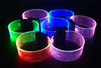 ZYOZ Sound Activated LED Bracelet | Music Sensor Color Changing Transparent Glowing Wristband (1pc)(random colour)