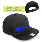 Animated Bluetooth Led Sign Hat Hip hop Street Dance Party Parade Sunscreen Hiking Night Running Fishing Cap Gift
