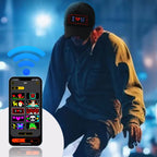 Animated Bluetooth Led Sign Hat Hip hop Street Dance Party Parade Sunscreen Hiking Night Running Fishing Cap Gift