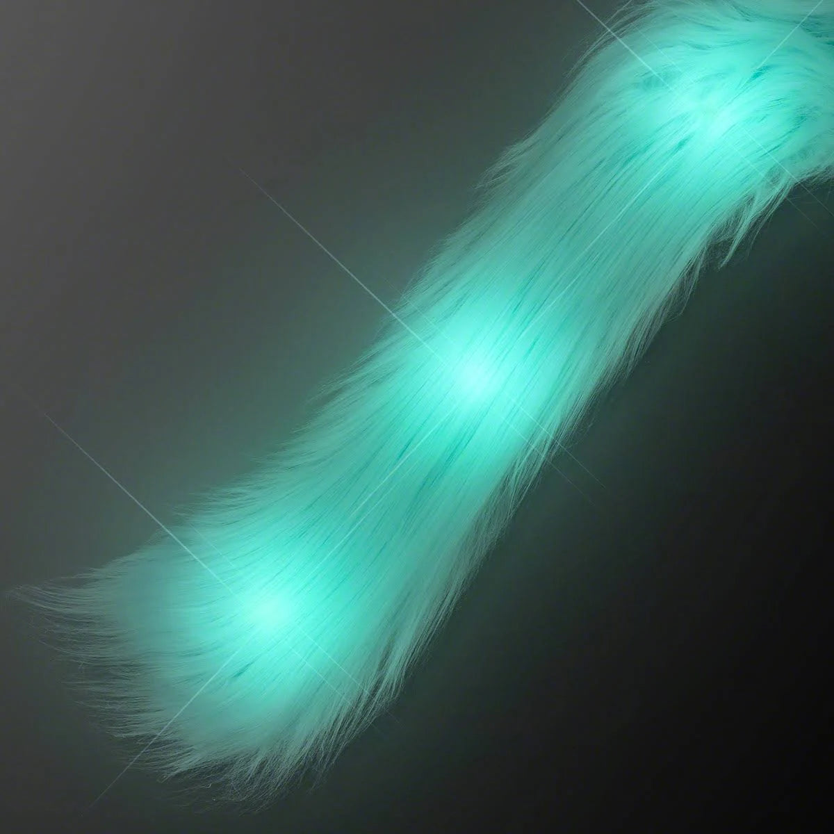 Led Scarf Light Up Fur Boa Glow Up Flashing Fun Novelty Scarves For Rave Accessory Clothing Outfit Burning Man Costume Festival Party