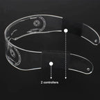 Zyoz™ Cyberpunk LED Wireless Visor Glasses – Futuristic Engraved Glowing Party Glasses