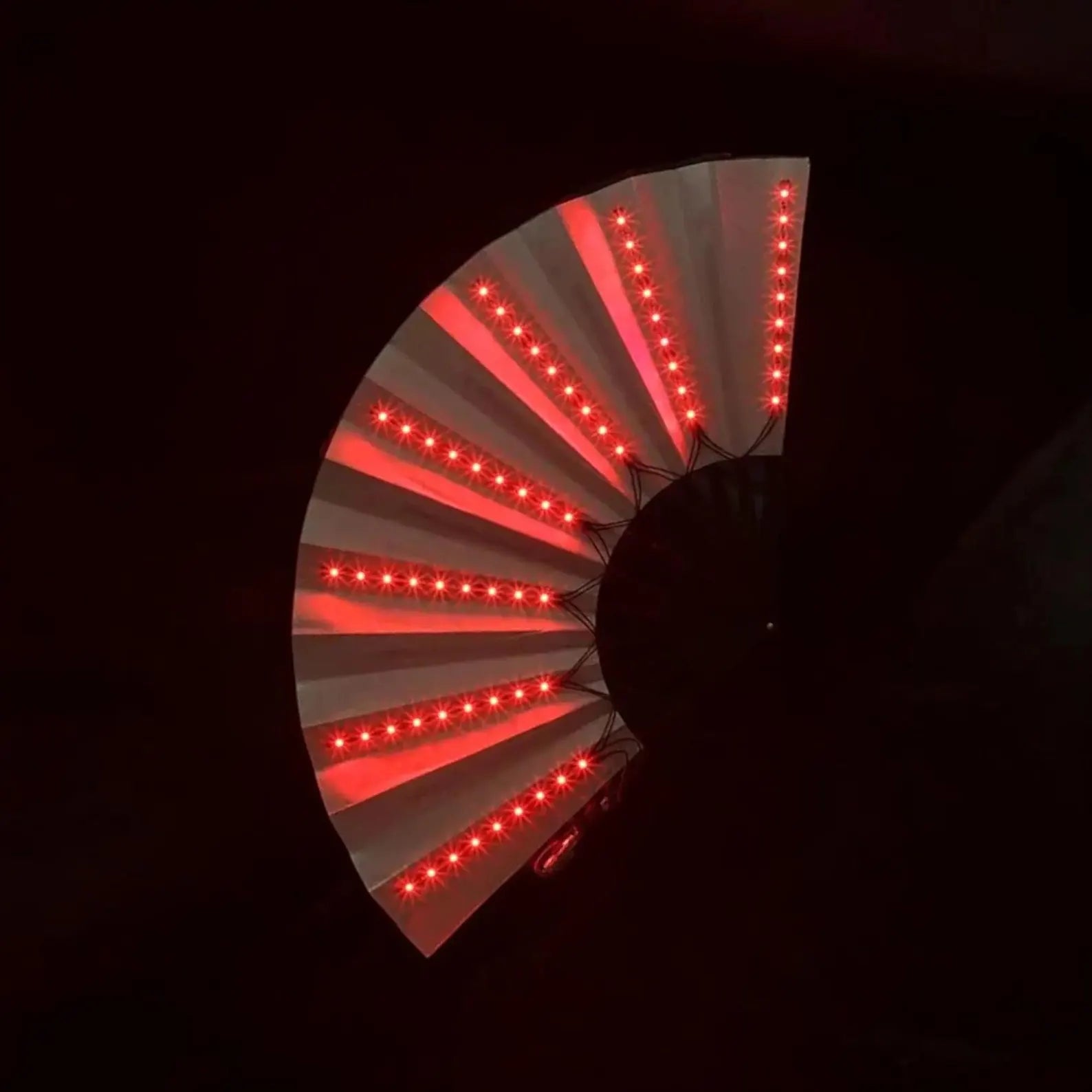 LED Folding Fan Supplies Fittings Night Show for Party Christmas Pink| Stage Lighting