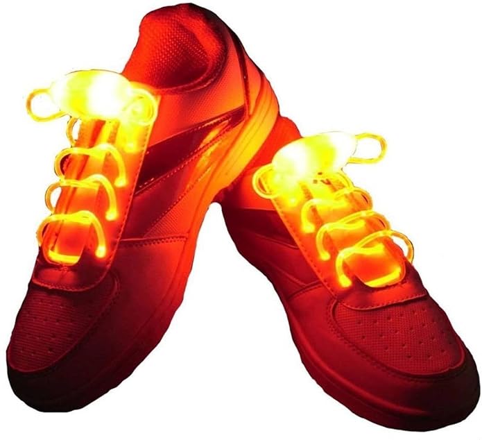 Zyoz LED Light-Up Shoelaces | Clear Glowing Shoe Laces for Night Running & Parties Main image