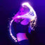 Led Fiber Optic Whips Bright Light Color for Rave Concerts Blue | 1 Fiber Optic Whips