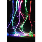 Led Fiber Optic Whips Bright Light Color for Rave Concerts Blue | 1 Fiber Optic Whips