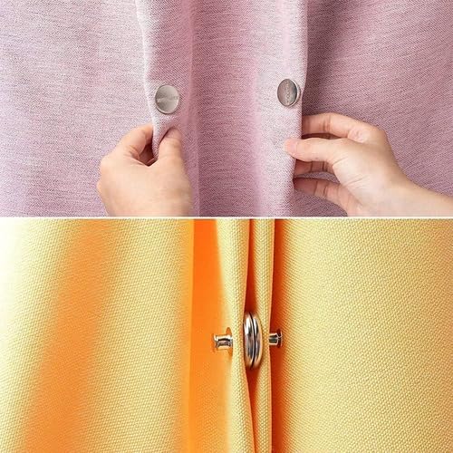 (6 Pairs) Curtain Magnets Closure, Magnetic Curtain Clips for Indoor Outdoor Curtains Prevent Light Leaking, Strong Curtain Weights Magnets for Pergola Patio Gazebo Cabana, Plus Size 0.98inch