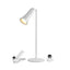 ZYOZ magnetic table lamp Rechargeable LED Desk Lamp with Magnetic Base & Clip - Dimmable 360 Degree Rotating USB C Table Lamp, Portable Reading Light Flashlight for Study Bedroom Office