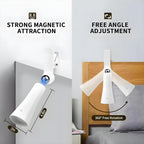 ZYOZ magnetic table lamp Rechargeable LED Desk Lamp with Magnetic Base & Clip - Dimmable 360 Degree Rotating USB C Table Lamp, Portable Reading Light Flashlight for Study Bedroom Office
