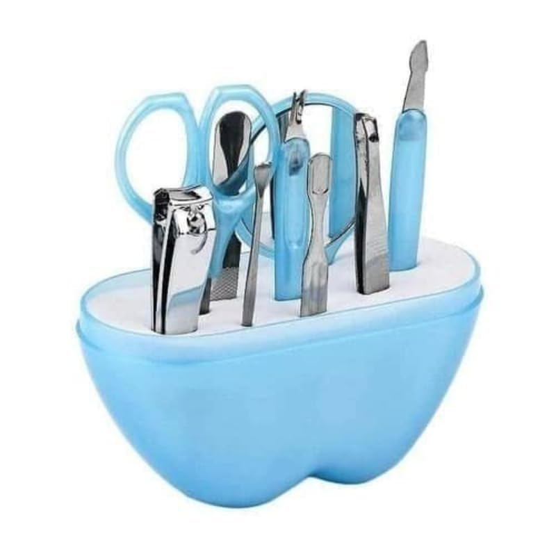 8 in 1 Apple Shape Manicure Set – Portable Nail Care Kit for Travel