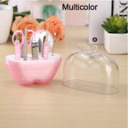 8 in 1 Apple Shape Manicure Set – Portable Nail Care Kit for Travel