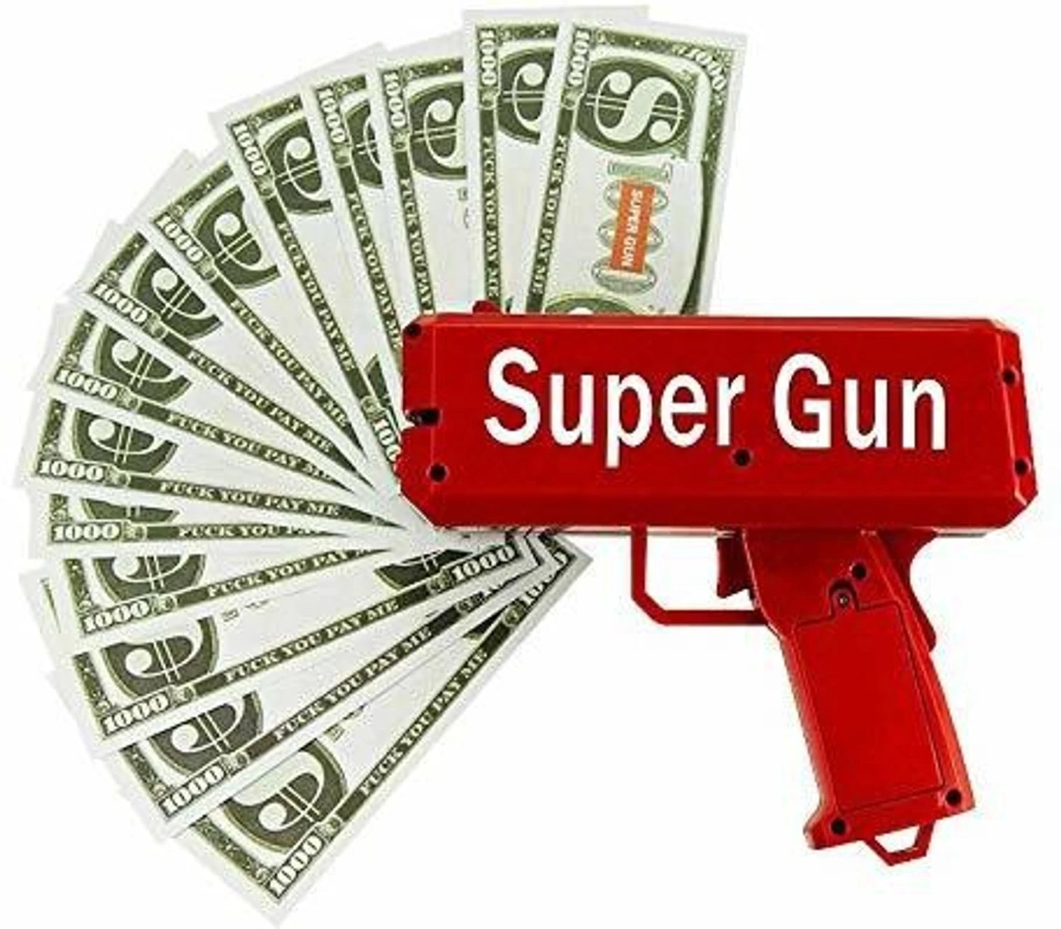 Money Gun Toy – Cash Shooter Gun with Fake Dollar Notes, Party Money Blaster for Weddings, Birthdays, Clubs & Fun Events Random 1pc