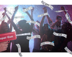 Money Gun Toy – Cash Shooter Gun with Fake Dollar Notes, Party Money Blaster for Weddings, Birthdays, Clubs & Fun Events Random 1pc