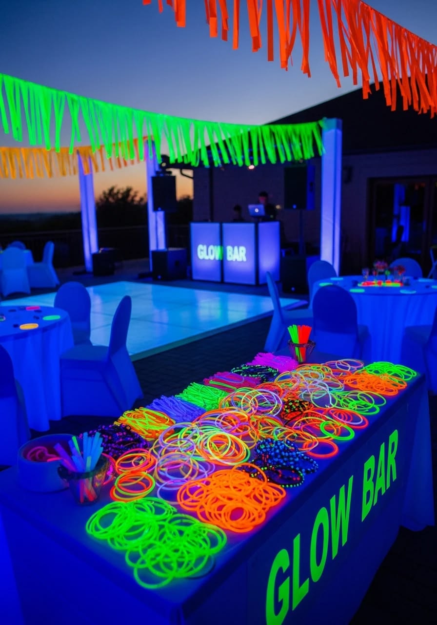 Zyoz™ Bulk Neon Glow Sticks Pack – Ultra-Bright Light-Up Bracelets, Necklaces, for Raves, & DJ Events (pack of 100)