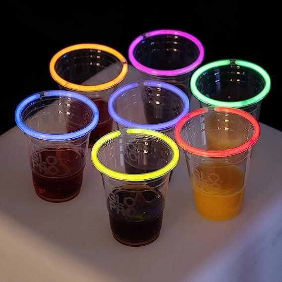 Zyoz™ Bulk Neon Glow Sticks Pack – Ultra-Bright Light-Up Bracelets, Necklaces, for Raves, & DJ Events (pack of 100) Main image