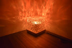 Romantic Ocean Wave Night Light Projector Lamp – 3D Water Wave LED Projection Lamp with Remote Control for Bedroom, Romantic Decor, Valentine Day Gift, Love Gift for Her, Couple Gift