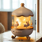 ZYOZ Toy Imagine Night Projector Lamp – 360° Rotating LED Starry Light with Moon, Ocean Wave & Astronaut Effects – USB Powered for Bedroom Décor – Multicolor Gift for All Ages