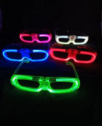 Zyoz LED Oval Shape Light-Up Glasses | Neon Party Glow Eyewear for Festivals & Raves
