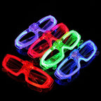 Zyoz LED Oval Shape Light-Up Glasses | Neon Party Glow Eyewear for Festivals & Raves