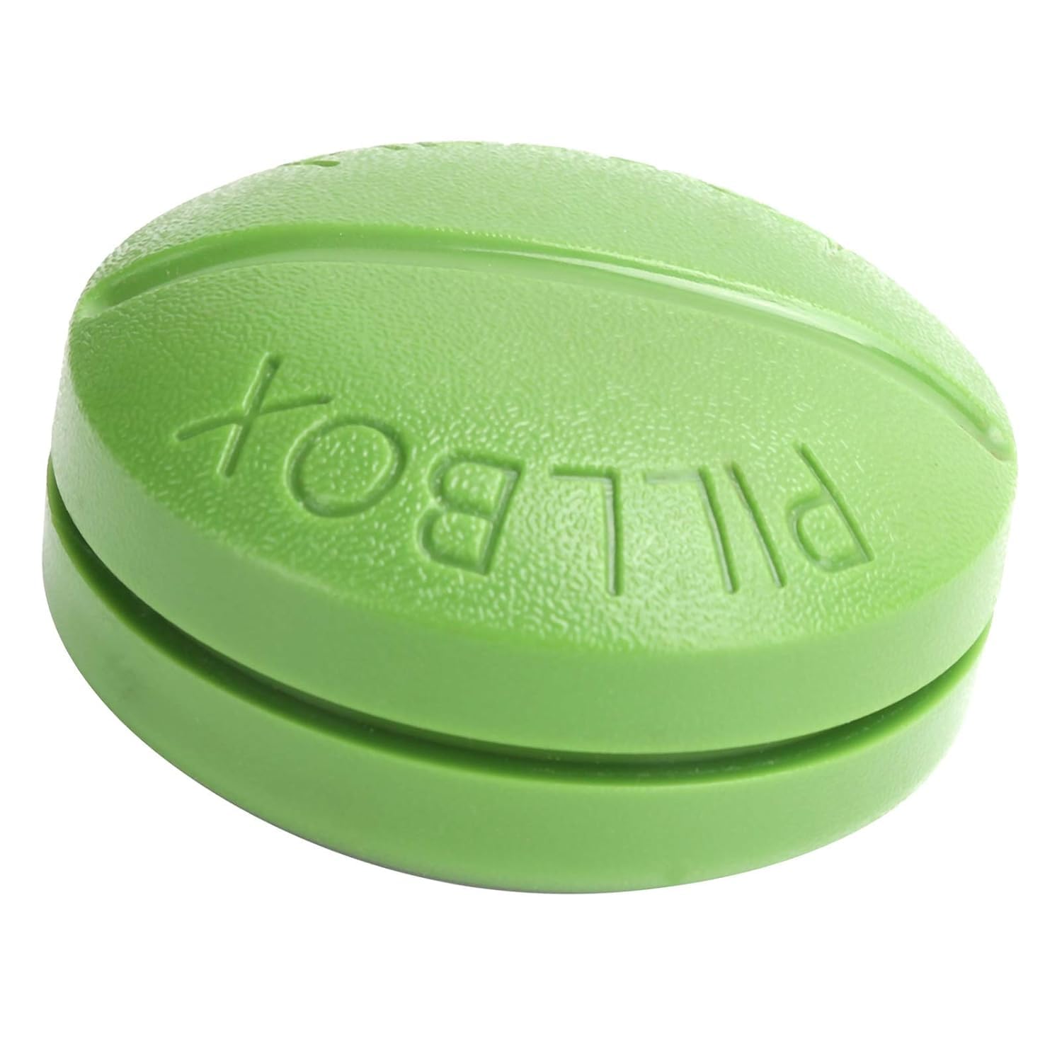 ZYOZ Mini Round Pill Box With Compartment Medicine Storage Dispenser Size 7*7*4cm Random Color Secondary image