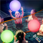 Inflatable Waterproof LED Ball – Light Up Pool Ball, Glowing Beach Ball, Inflatable LED Ball Party Toy (1 pc