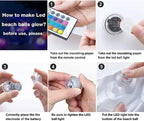 Inflatable Waterproof LED Ball – Light Up Pool Ball, Glowing Beach Ball, Inflatable LED Ball Party Toy (1 pc