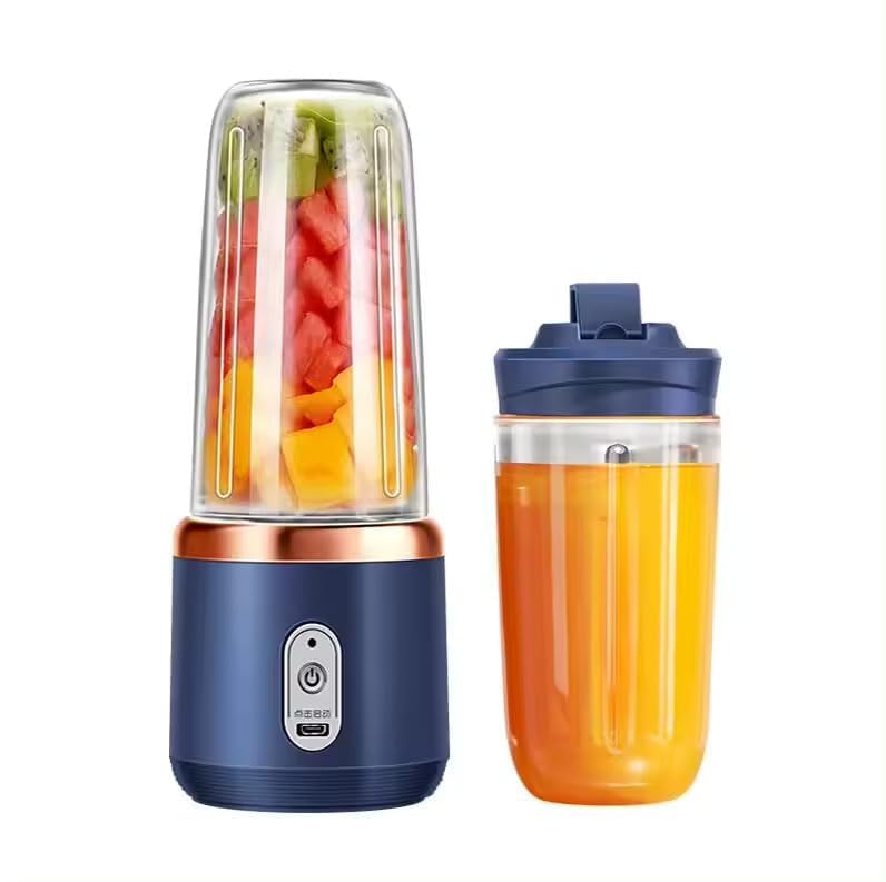 ZYOZ  Portable Blender Electric Juicers Fruit Mixers USB Rechargeable Smoothie Mini Personal Juicer 6 Blades 3Gears With 1500 Mah Rechargeable Battery-Smoothie Blender